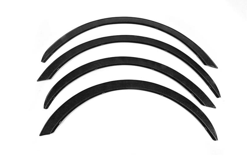 Купити Накладки на арки (4 шт, чорні) для Fiat Punto Grande/EVO 2006-2018 рр