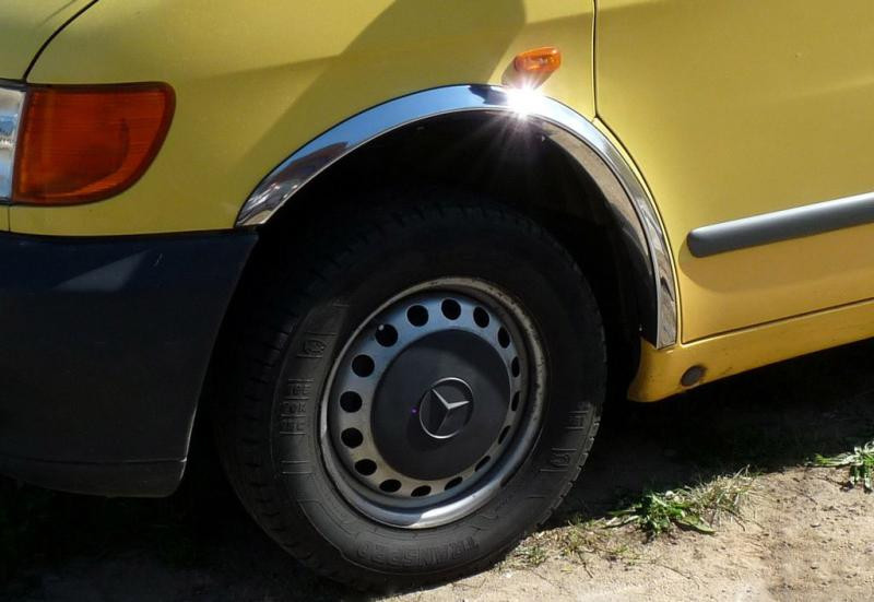 Купити Накладки на арки (4 шт, нерж) для Mercedes Vito W638 1996-2003 рр