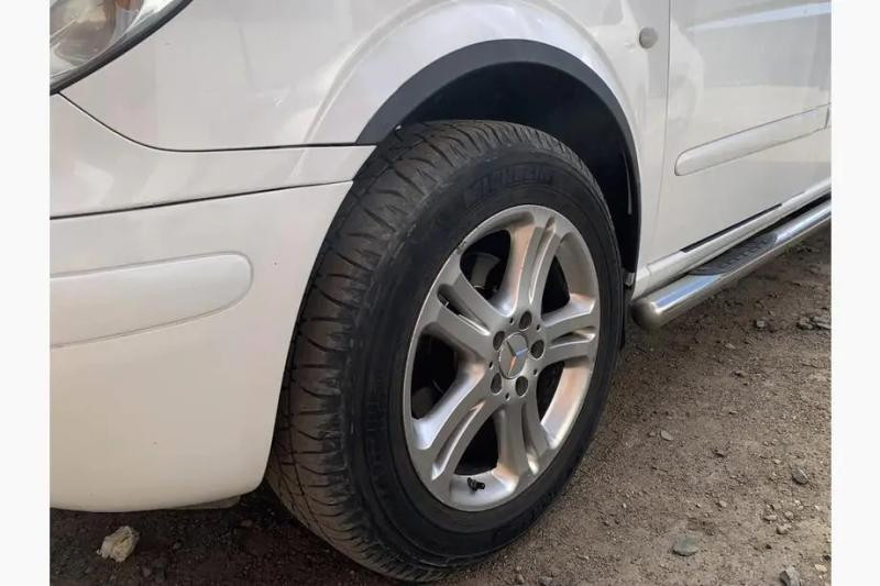 Купить Накладки на арки (4 шт, черные) для Mercedes Viano 2004-2014 гг