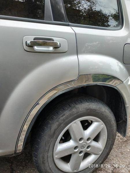 Купити Накладки на арки (4 шт, нерж) для Nissan X-trail T30 2002-2007рр
