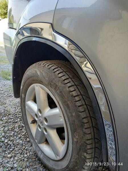Купити Накладки на арки (4 шт, нерж) для Nissan X-trail T30 2002-2007рр