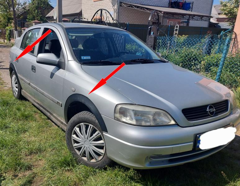 Купить Накладки на арки (SD/HB) (4 шт, черные) для Opel Astra G classic 1998-2012 гг