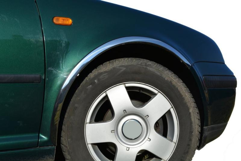 Купить Накладки на арки (4 шт, нерж) для Volkswagen Golf 4