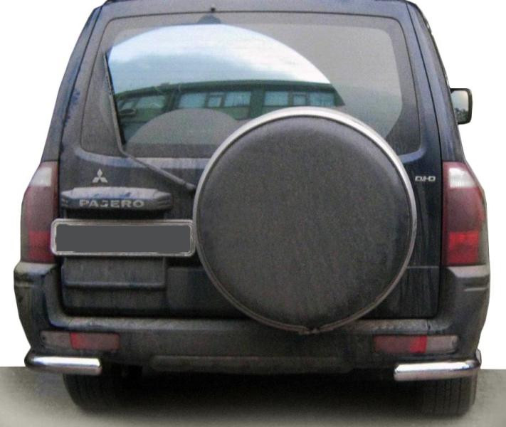 Купить Задняя дуга AK003 (нерж.) для Mitsubishi Pajero Wagon III