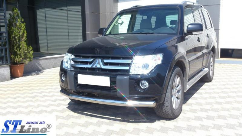 Купить Передняя защита ST008 (нерж.) для Mitsubishi Pajero Wagon III