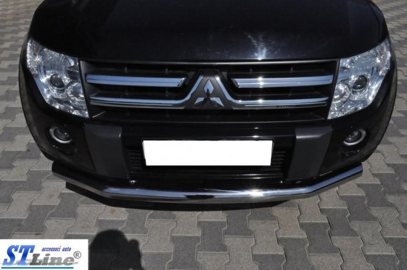 Купить Передняя защита ST008 (нерж.) для Mitsubishi Pajero Wagon III