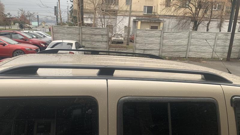 Купити Рейлінги Skyport (чорні) Максі база для Fiat Doblo I 2005-2010 рр