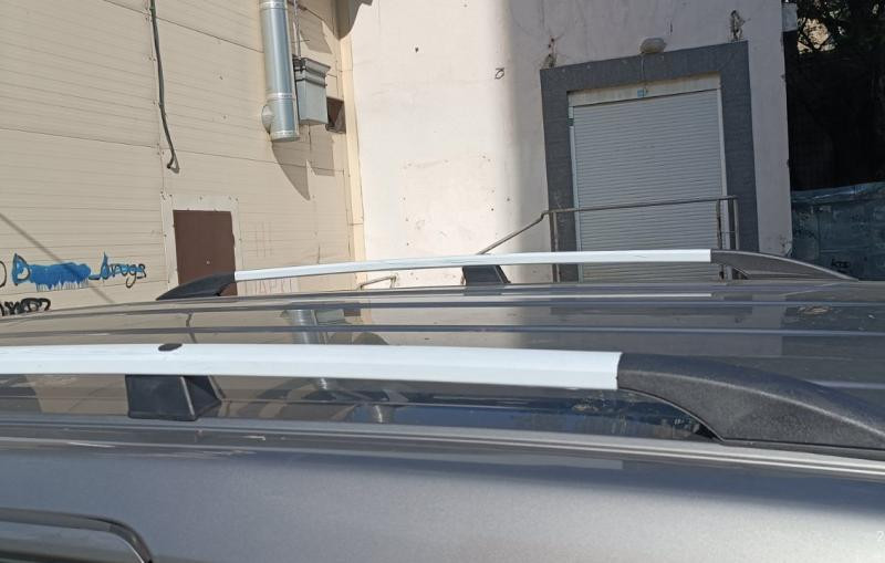 Купити Рейлінги ХРОМ 143 см, Пластикові ніжки для Nissan NV200 2009- рр