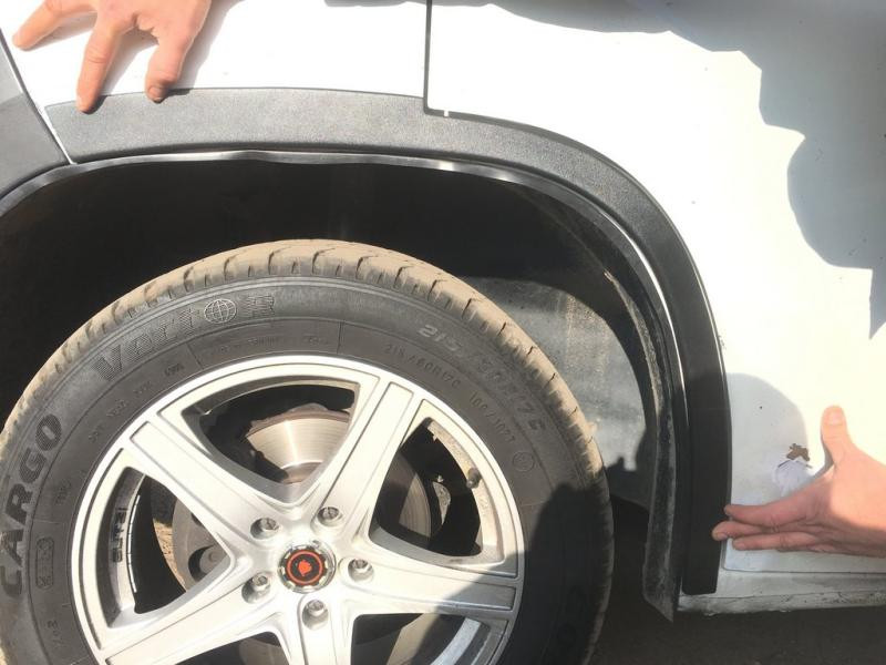 Купить Накладки на арки (4 шт, черные) ABS-пластик (2006-2014) для Peugeot Boxer