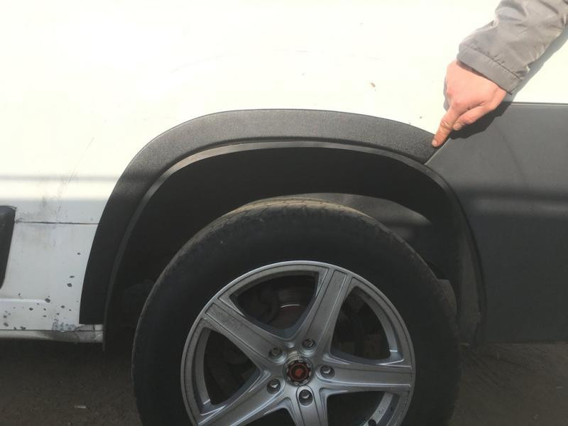 Купить Накладки на арки (4 шт, черные) ABS-пластик (2006-2014) для Peugeot Boxer