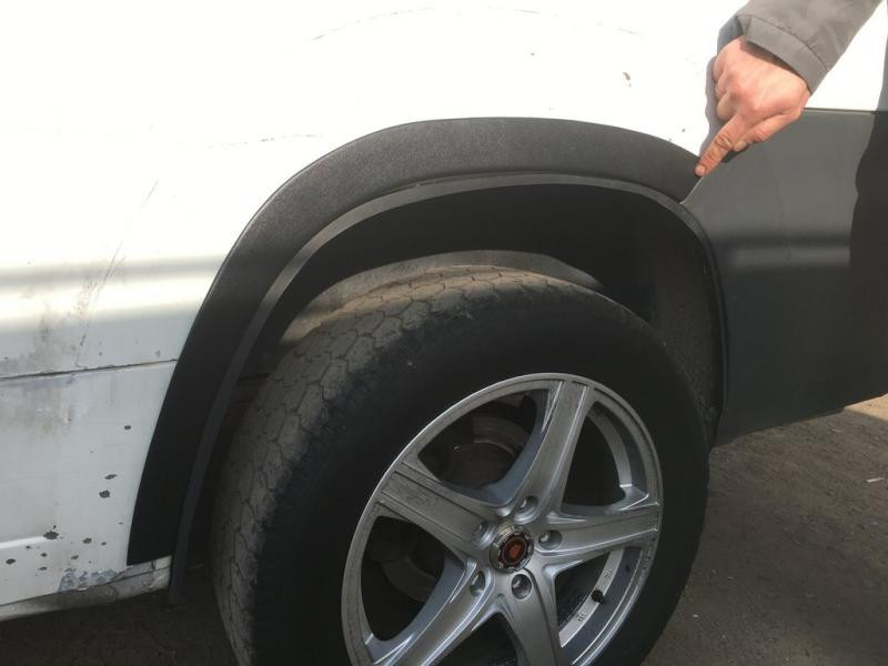 Купить Накладки на арки (4 шт, черные) ABS-пластик (2006-2014) для Peugeot Boxer