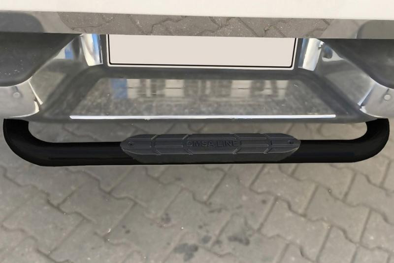 Купить Задняя защита Omsa (черный, 76мм) для Mercedes X class