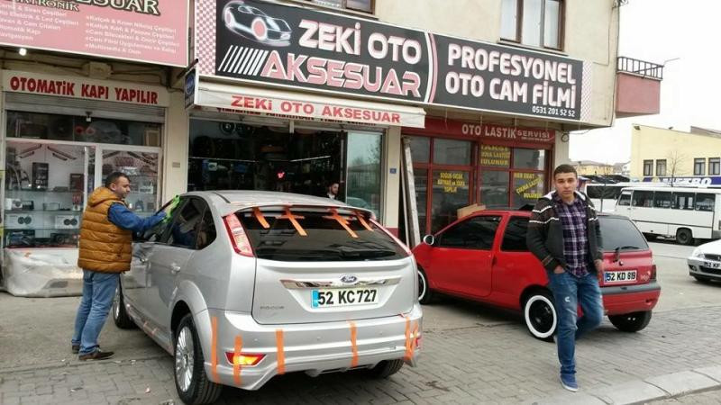 Купити Накладка на задній бампер HB (під фарбування) для Ford Focus II 2005-2008 рр