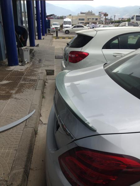 Купить Спойлер Meliset (под покраску) для Mercedes C-сlass W205 2014-2021 гг