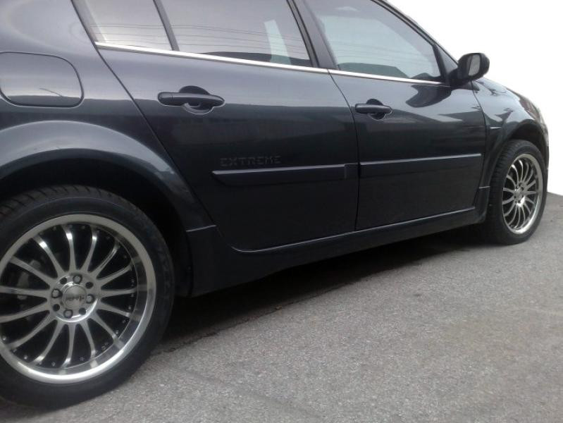 Купити Бокові пороги (SD,під фарбування) для Renault Megane II 2004-2009 рр