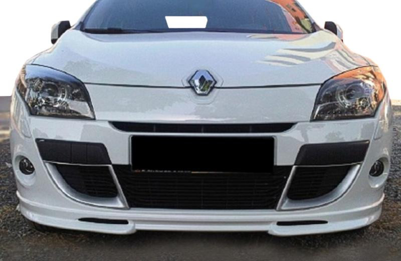 Купить Передняя накладка (под покраску) для Renault Megane III 2009-2016 гг