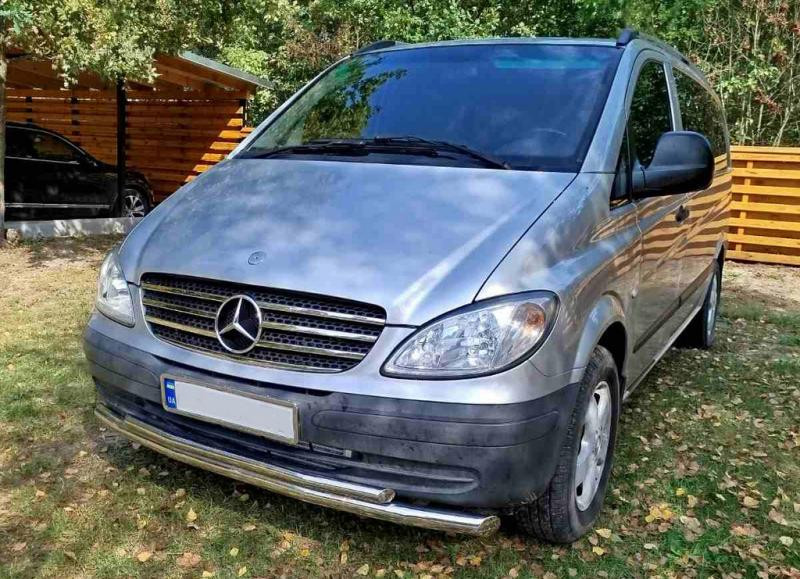 Купить Губа нижняя ST014 (нерж) 2010-2015, 60 -2025 42мм для Mercedes Vito W639