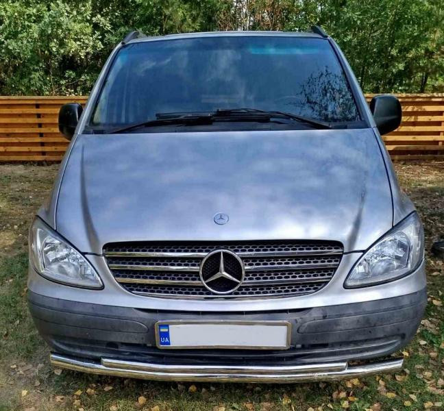Купить Губа нижняя ST014 (нерж) 2010-2015, 60 -2025 42мм для Mercedes Vito W639
