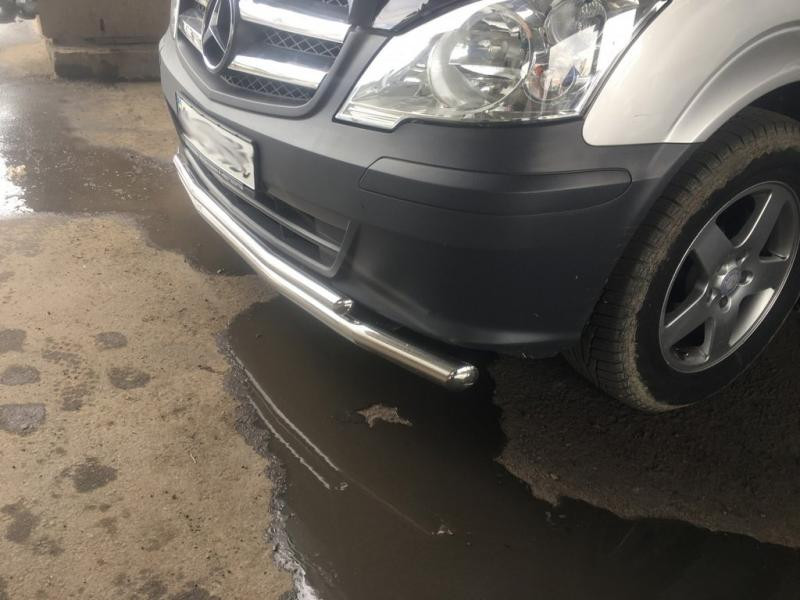 Купить Губа нижняя ST014 (нерж) 2010-2015, 51 -2025 42мм для Mercedes Vito W639