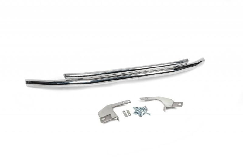 Купить Нижняя двойная губа ST014 (нерж) 60 на 60мм для Volkswagen T5 Caravelle 2004-2010 гг