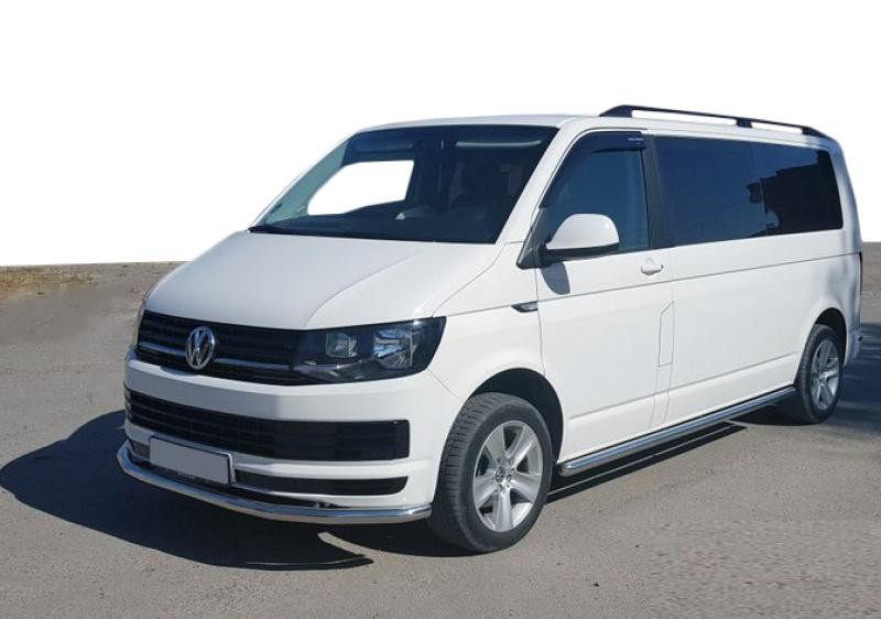 Купить Нижняя одинарная губа ST008 (нерж) 60 мм для Volkswagen T6