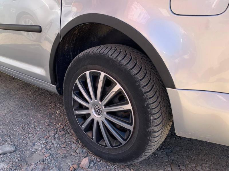 Купити Накладки на арки (чорний мат) Коротка база, 2 бічних (метал) для Volkswagen Caddy 2010-2015 рр