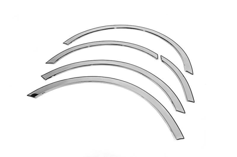 Купити Накладки на арки (нержавійка) Коротка база, 2 зсувних дверей для Volkswagen Caddy 2015-2020 рр