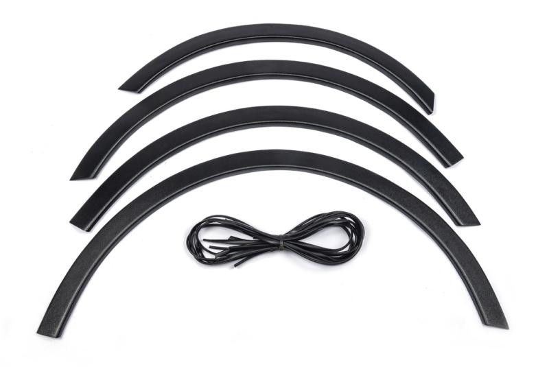 Купити Накладки на арки (чорний мат) Коротка база, 1 бічна (метал) для Volkswagen Caddy 2015-2020 рр