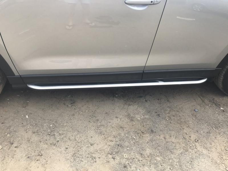 Купити Бокові пороги оригінал V1 (2 шт) для Mazda CX-5 2017- рр