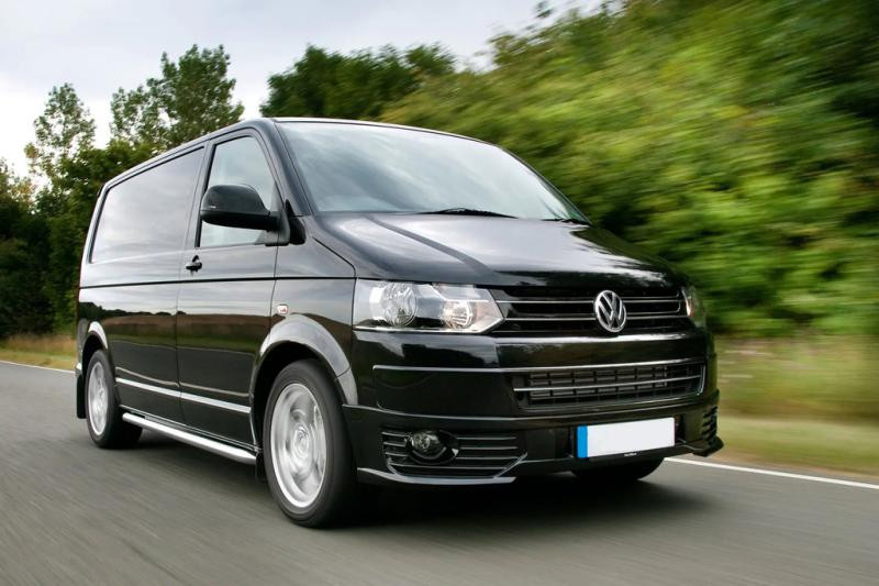 Купить Накладка на передний бампер SportLine для Volkswagen T5 2010-2015 гг
