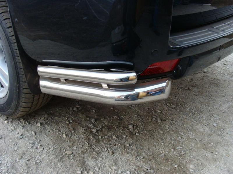 Купити Задні куточки AK003-Подвійний (нерж) для Toyota Land Cruiser Prado 150