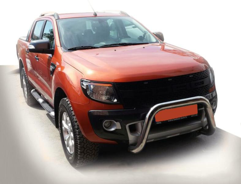 Купить Передняя защита WT005 (нерж) для Ford Ranger 2011-2022 гг