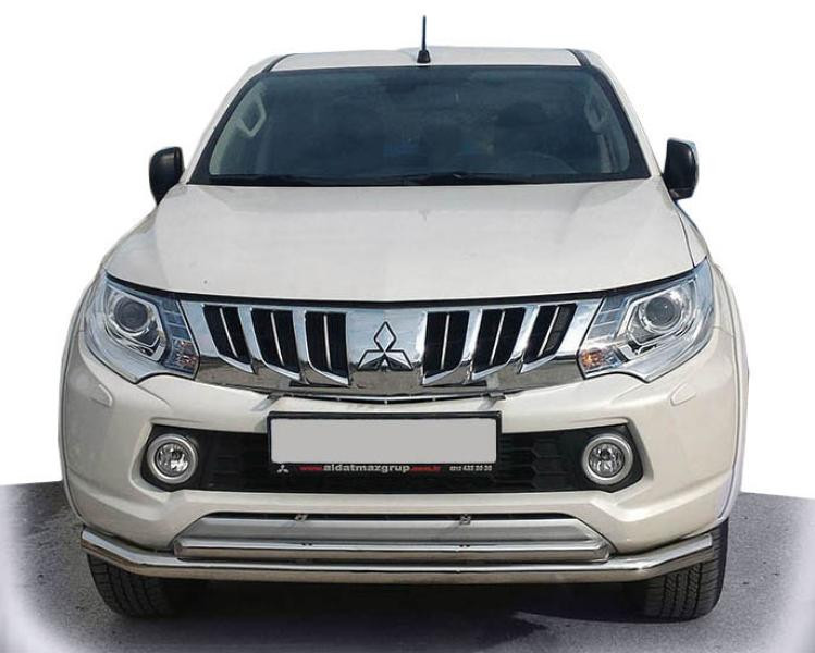 Купить Передняя защита ST014 (нерж) для Mitsubishi L200 2015-2024 гг