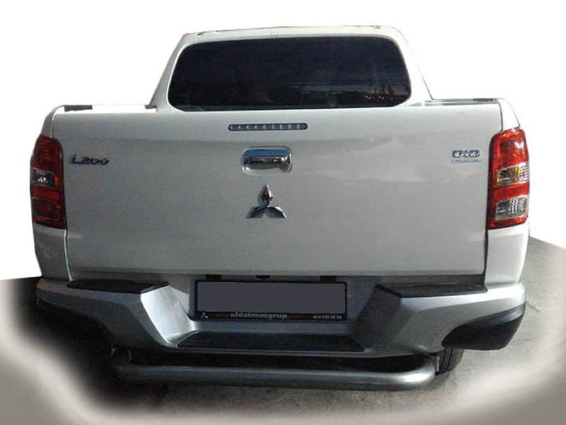 Купить Задняя защита AK007 (нерж) для Mitsubishi L200 2015-2024 гг