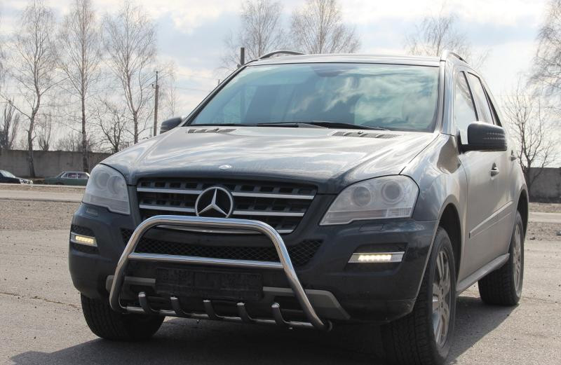 Купить Кенгурятник WT003 (нерж.) для Mercedes ML W164
