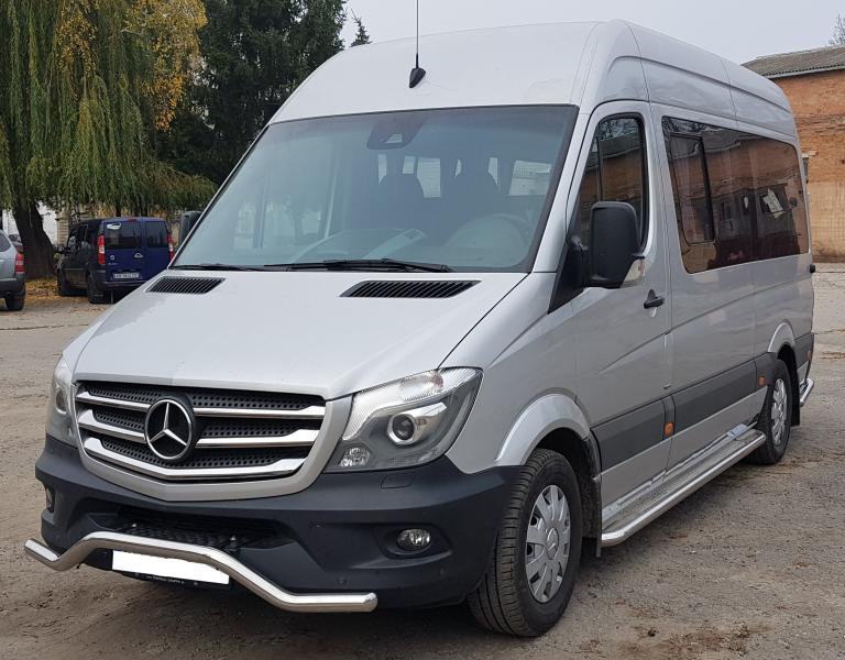 Купить Передняя нижняя дуга MBSP.07.F3-04.6 (нерж.) для Mercedes Sprinter W906 2006-2018 гг