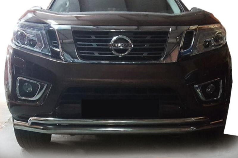 Купить Передний ус ST017 (нерж) для Nissan Navara/NP300 2016- гг