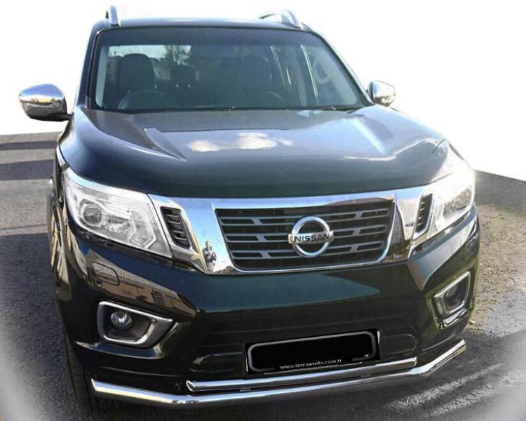 Купить Передний ус ST014 (нерж) для Nissan Navara/NP300 2016- гг