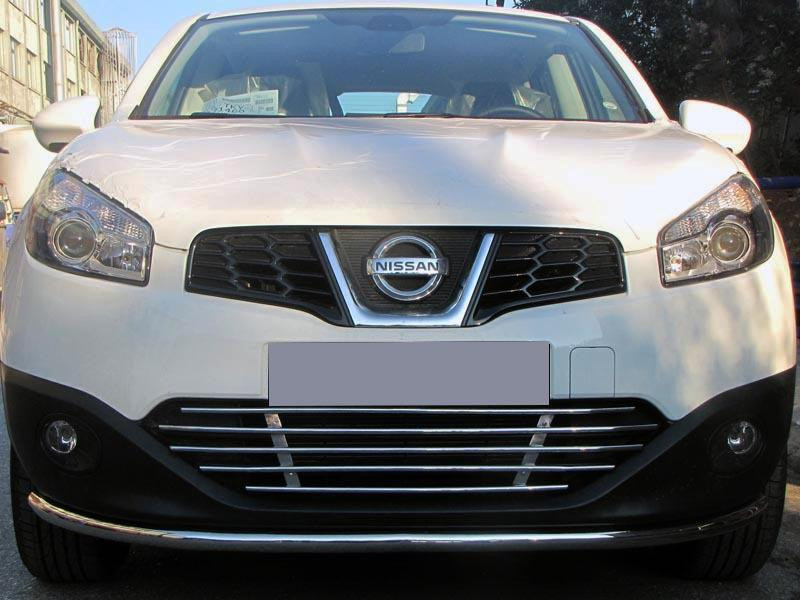 Купить Передняя защита ST008 (2014-2017, нерж) для Nissan Qashqai/Rogue Sport