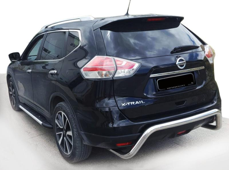Купить Задняя защита AK007 (2 шт, нерж.) для Nissan X-trail T32/Rogue 2014-2021 гг