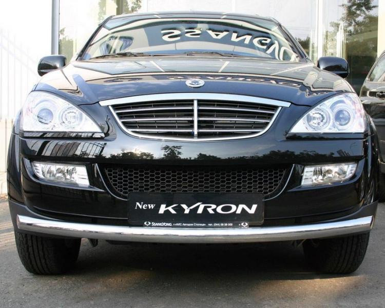 Купить Передний ус ST008 (нерж) для SsangYong Kyron 2005-2014 гг