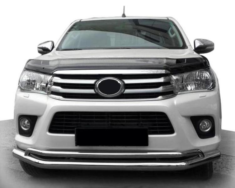 Купить Передняя защита ST017 (нерж) для Toyota Hilux 2015- гг
