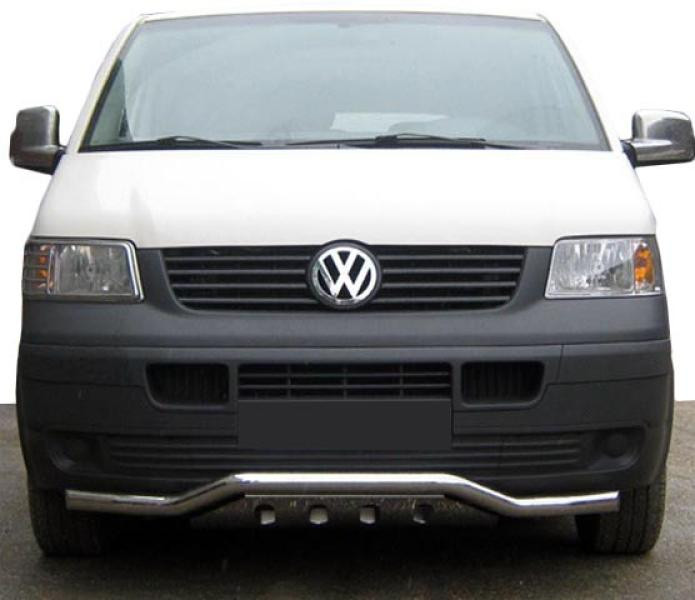 Купить Нижняя губа волна-гриль ST007-1 (нерж) для Volkswagen T5 Caravelle 2004-2010 гг