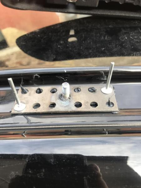 Купить Рейлинги Хром Средняя база, металлическая ножка для Opel Zafira Life 2019- гг