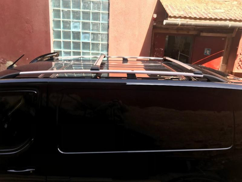 Купити Рейлінги Хром Довга база, металева ніжка для Opel Zafira Life 2019- рр