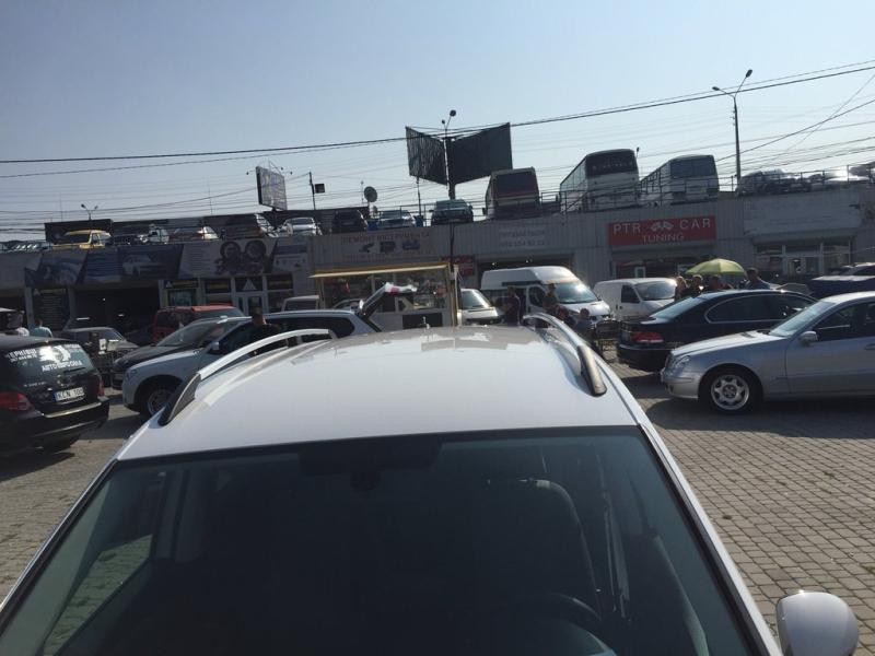 Купити Рейлінги Хром (турецький дизайн) Металева ніжка для Volkswagen Sharan 2010- рр