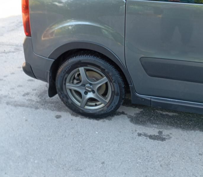 Купити Накладки на арки (4 шт, чорні) 1 бічні двері, Метал для Peugeot Partner Tepee 2008-2018 рр