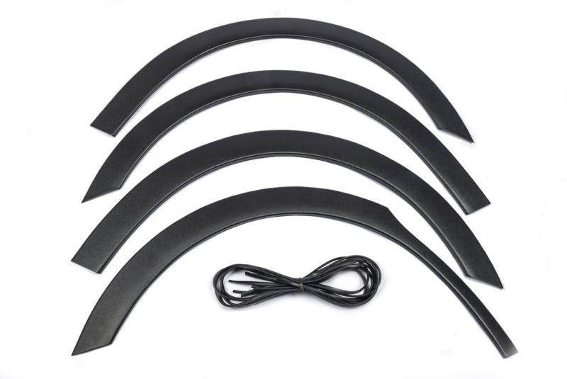 Купити Накладки на арки (4 шт, чорні) 1 бічні двері, Метал для Peugeot Partner Tepee 2008-2018 рр