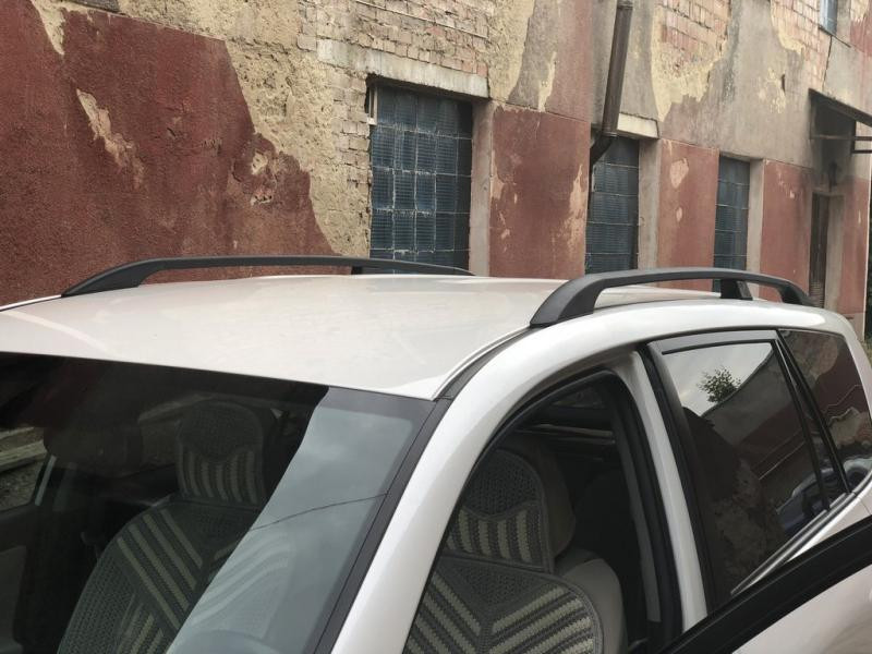 Купить Рейлинги Черные Турецкие Длинная база, Металлические ножки для Toyota Rav 4 2006-2013 гг