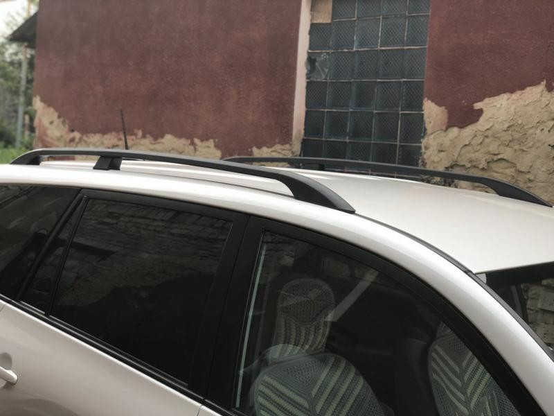 Купить Рейлинги Черные Турецкие Длинная база, Металлические ножки для Toyota Rav 4 2006-2013 гг